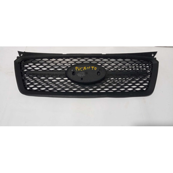  Grade Superior Parachoque  Picanto 2007 A 2009 C/ Avaria Preto