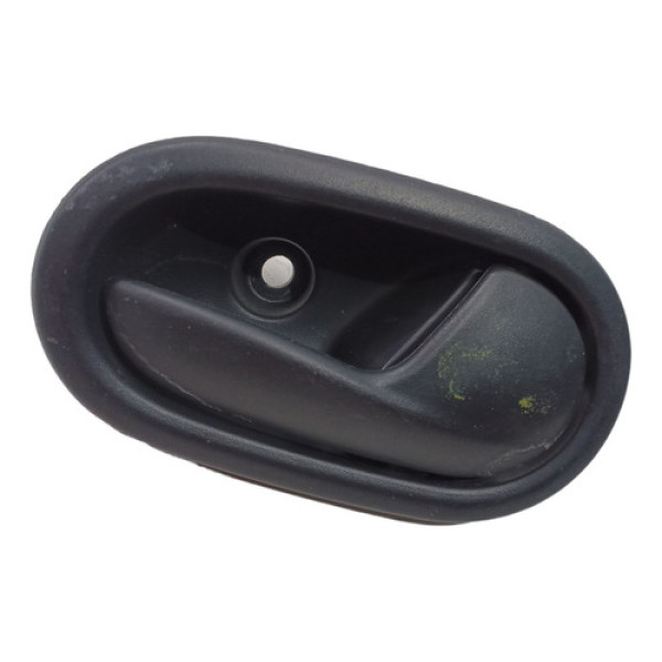 Maçaneta Interna Direito Renault Logan Sandero 2014 A 2020 Preto Dianteira