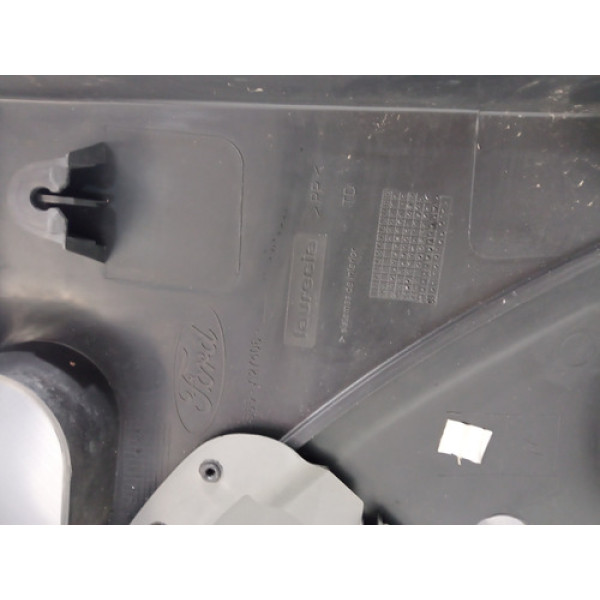 Forro Porta Traseiro Direito Ford Fiesta 2002 A 2014 Preto E Cinza