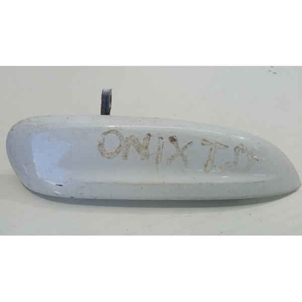 Maçaneta Externa Direito Traseiro Gm Onix Prisma 2010 A 2019 Branco Traseira