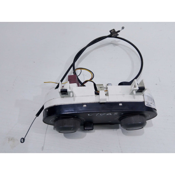 Comando Botão Ar Vivace Condici Fiat Fiorino Uno 2009 A 2016 Preto