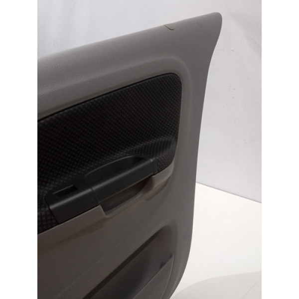 Forro Porta Traseiro G5 Direito Vw Gol 2008 A 2020 Cinza