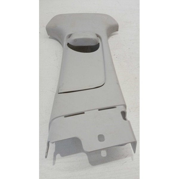 Acabamento Coluna Cinto Central Seguranç Gm Onix 2013 A 2014 - Cinza