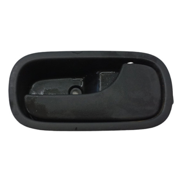 Maçaneta Interna Dianteiro Direito Fiat Uno 2010 A 2021 Preto Dianteira