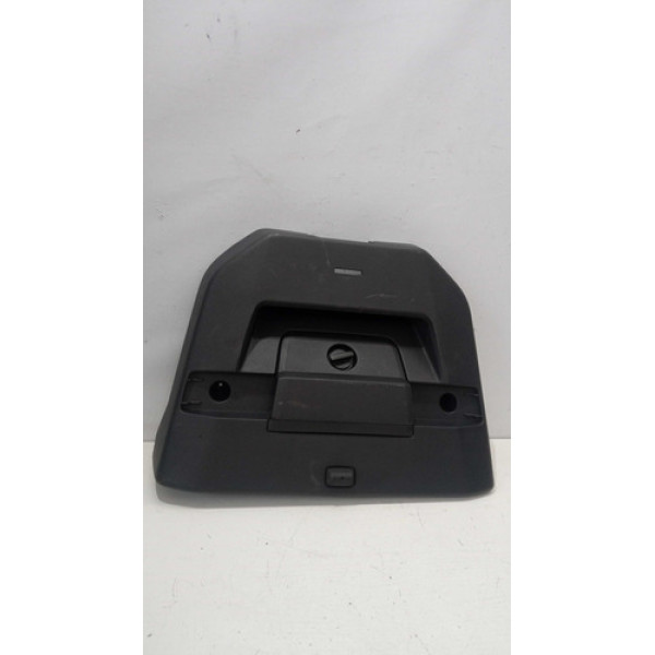 Acabamento Porta Suporte Triângulo Tampa Vw Polo 2017 A 2022 Cinza