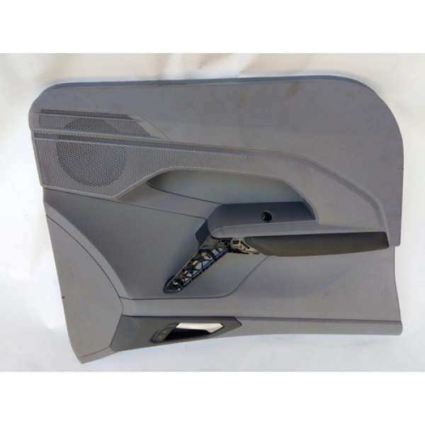 Forro Porta Dianteiro Esquerdo Vw Tcross 2020/2021 Original Cinza