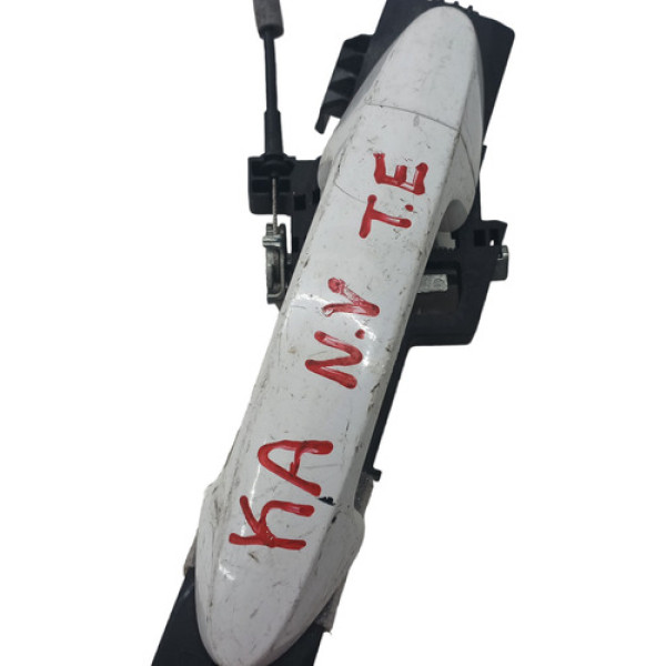 Maçaneta Externa Suporte Traseiro Esquer Ford Ka 2015 A 2020 - Branco - Traseira