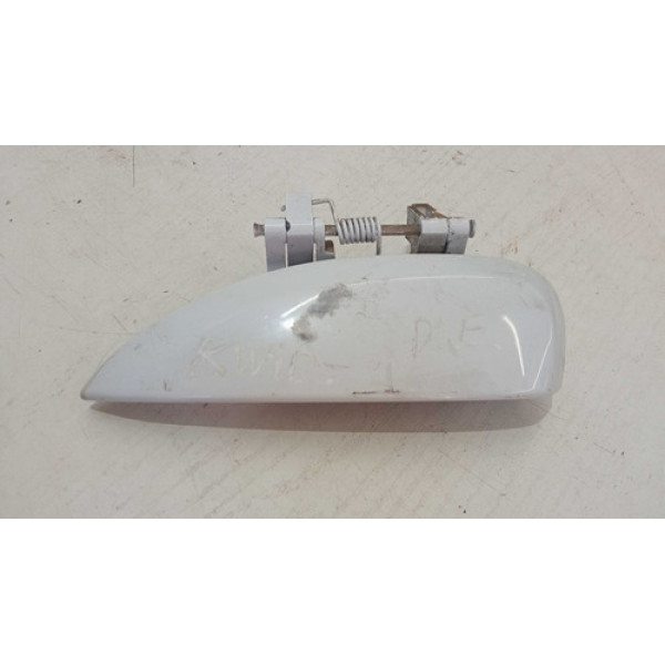 Maçaneta Externa Lado Direito Renault Kwid 2016 A 2023 Branco Dianteira