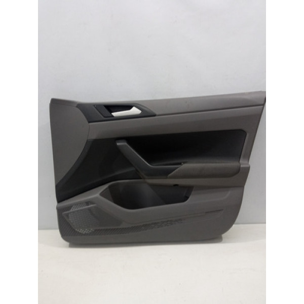 Forro Porta Dianteiro Ld Direito Vw Polo Virtus 2010 A 2023 Cinza