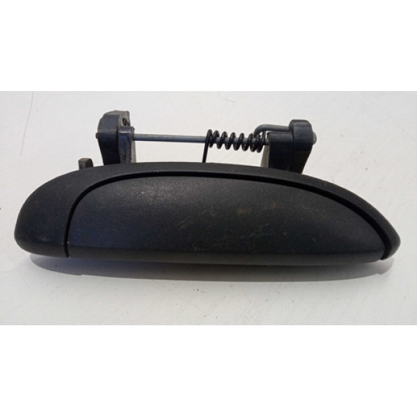 Maçaneta Externa Dianteiro Renault Es Clio Logan 2008 A 2014 Preto Dianteira