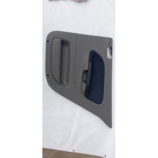 Forro Porta Traseiro G5 Direito Vw Gol 2008 A 2020 Cinza E Preto