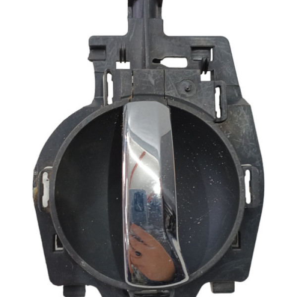 Maçaneta Interna Traseiro Le Esquerdo Citroen C3 2003 A 2014 Cromado Traseira