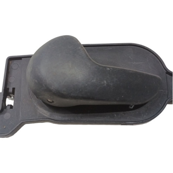 Maçaneta Interna Dianteiro Direito Ford Fiesta 2002 A 2013 Preto Dianteira