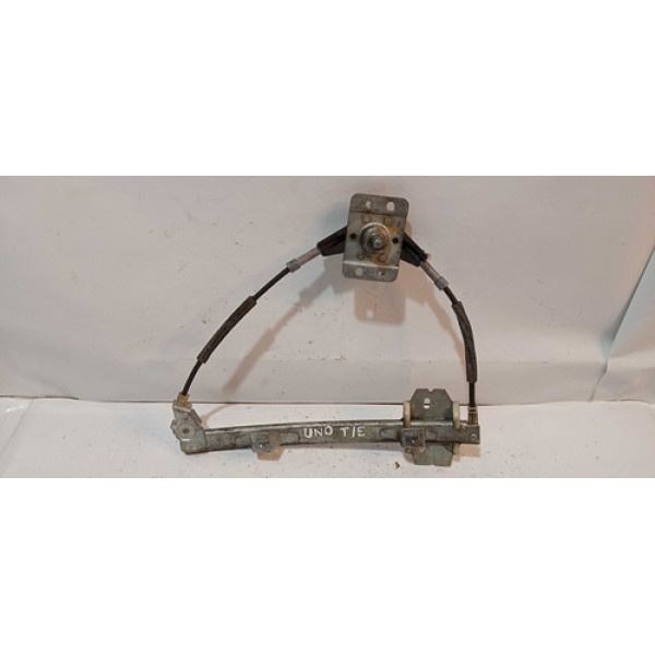 Máquina Vidro Manual Traseiro Esquerdo Fiat Uno 2000/ 2013