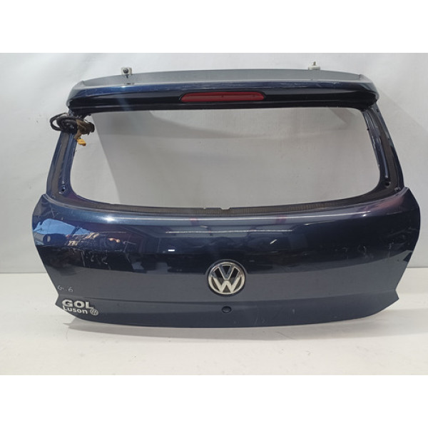 Tampa Traseira Volkswagen Gol G6 2013 A 2016 Original Avaria Azul-escuro