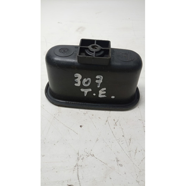 Puxador Interno Porta Traseira Esquerda 307 2010 Original  - Preto