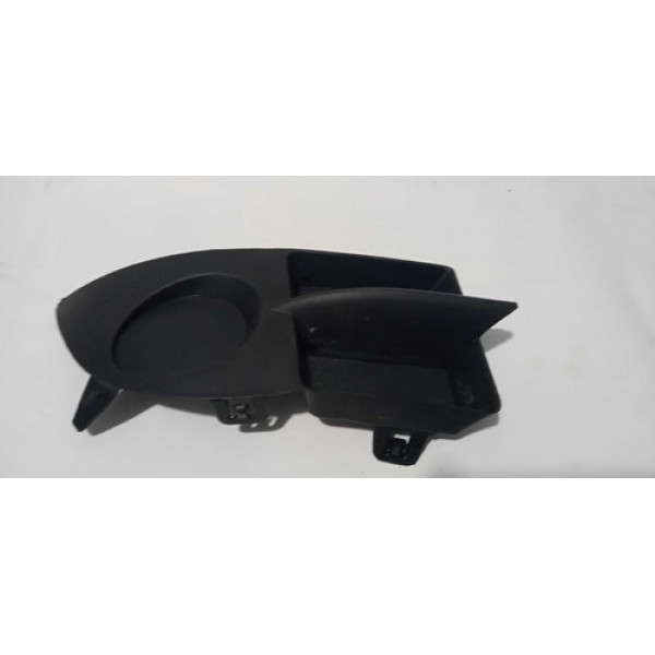 Grade Moldura Farol Milha Renault Clio - Preto