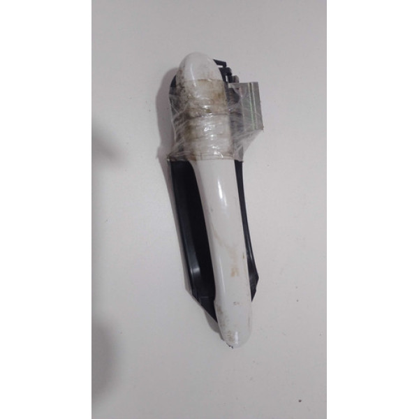 Maçaneta Porta Dianteira Direita Palio Evo 2012 A 2016 - Branco - Dianteira