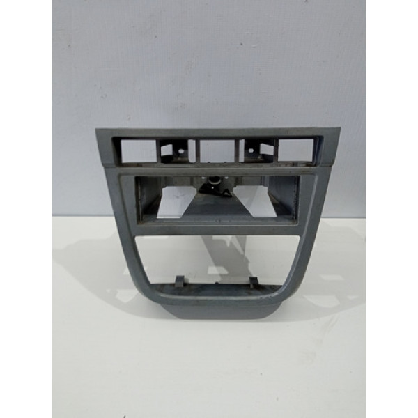 Acabamento Moldura Central Rádio Voyage Gol Saveiro G6 Cinza