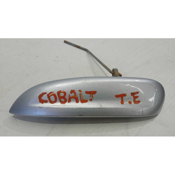 Maçaneta Externa Traseiro Esquerdo Pri Gm Cobalt 2011 A 2020 Prata Traseira