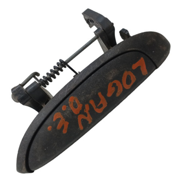 Maçaneta Externa Dianteiro Esquerdo Renault Clio 2014 A 2015 Preto Dianteira