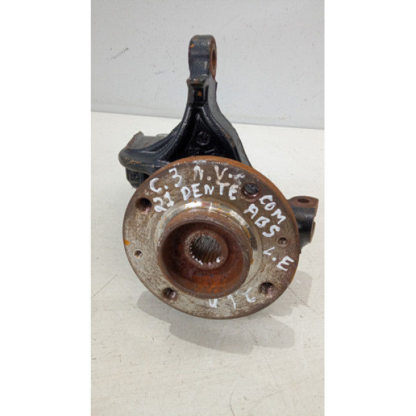 Montante Cubo Roda Diant Esq Citroen C3   19