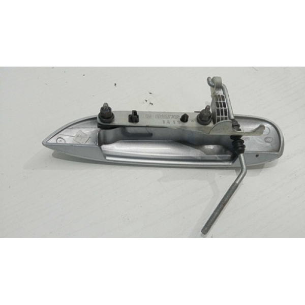 Maçaneta Externa Direito Traseiro Gm Onix Prisma 2010 A 2019 Prata Traseira