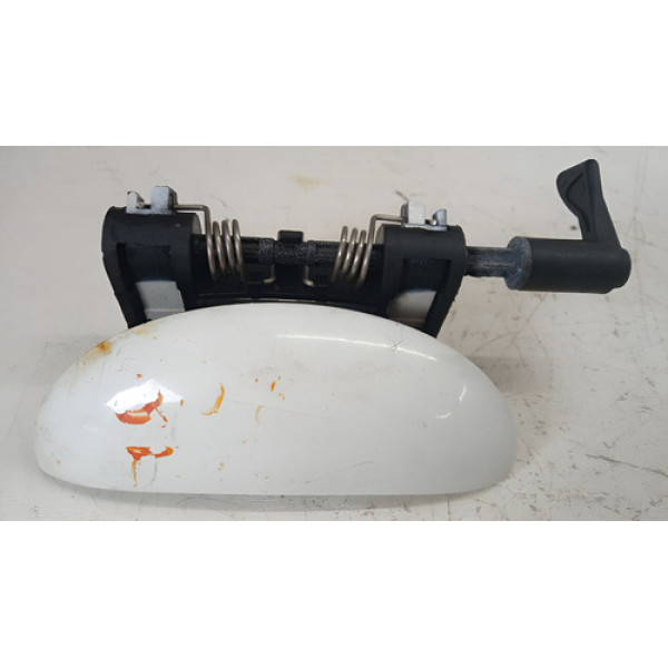 Macaneta Externa Peugeot 207 Tras Esq  2012 2013 Original Branco Traseira