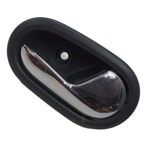 Maçaneta Interna Dianteiro Direi Renault Sandero 2014 A 2021 Cromado Traseira