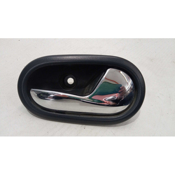 Maçaneta Interna Dianteiro Direi Renault Sandero 2015 A 2018 Preto Traseira