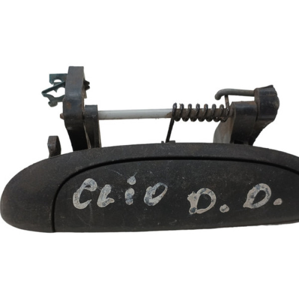 Maçaneta Externa Dianteiro Renault Es Clio Logan 2003 A 2014 - Preto - Dianteira