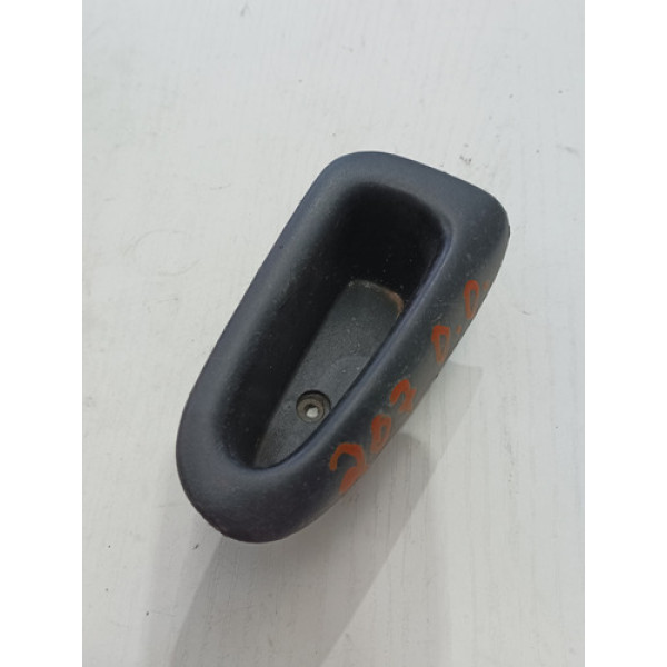 Puxador Porta Interno Moldura Trasei Peugeot 206 2002 A 2002 Preto