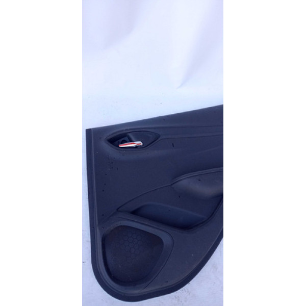 Forro Porta Traseiro Direito Gm Onix Prisma 2012 A 2017 Preto