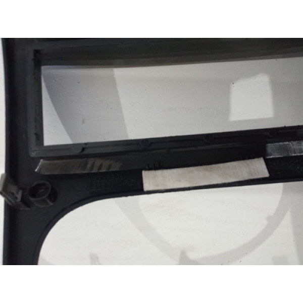 Moldura Painel Central Com Difusor De Ar Peugeot 206 Preto
