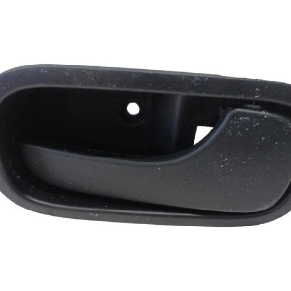 Maçaneta Interna Dianteiro Direito Lado Fiat Uno 2010 A 2021 - Preto - Traseira