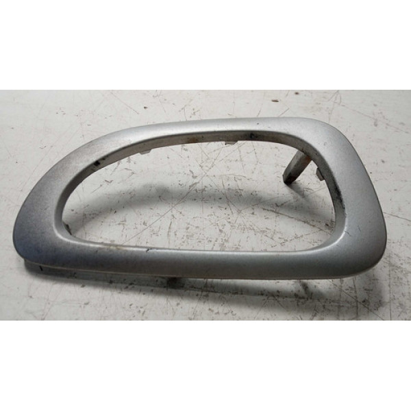 Moldura Maçaneta D Dir Peugeot 307 2010 Original  Prata