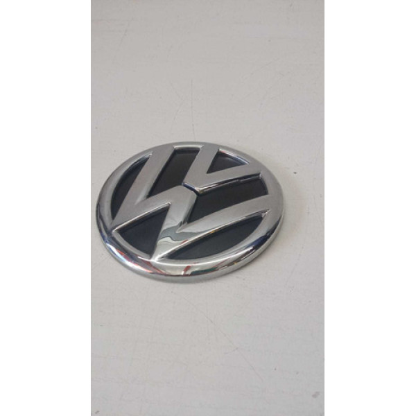 Emblema Traseiro Tampa Vw Fox 2010/2014 Original Cromado