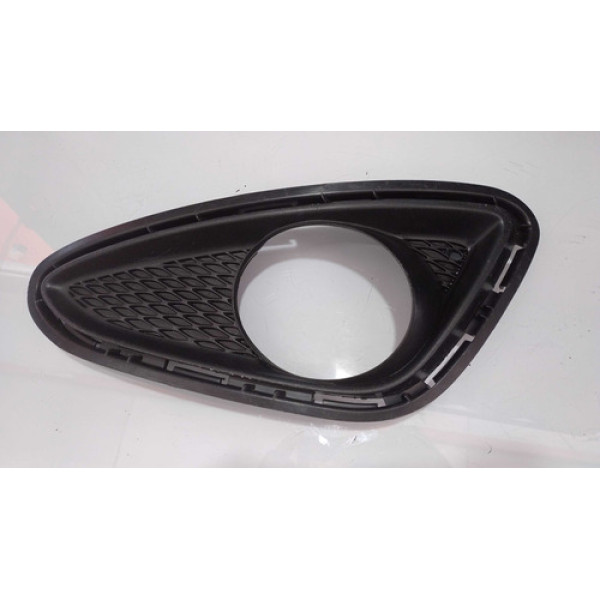 Moldura Farol Milha Hyundai Hb20 Esquerd Original 2012a2019 Preto Esquerdo