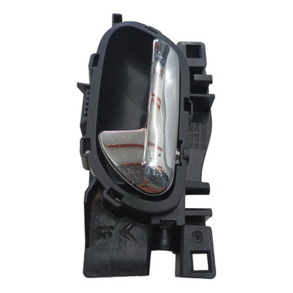 Maçaneta Interna Dianteiro Esquerdo Peugeot 308 2011 A 2014 Cromado