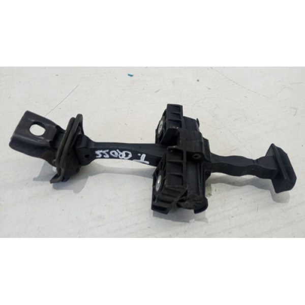 Limitador Porta Dianteiro Esquerdo Vw Fox 2003 A 2012 Dianteira Direito Preto