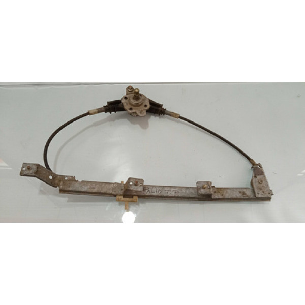 Máquina De Vidro Manual Tras/ Dir Fiat Palio 96/06