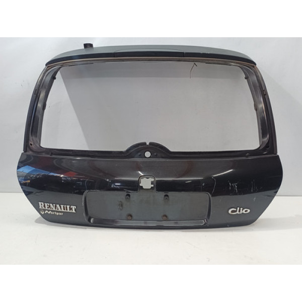 Tampa Traseira Renault Clio 1998 A 2003 Original  Preto