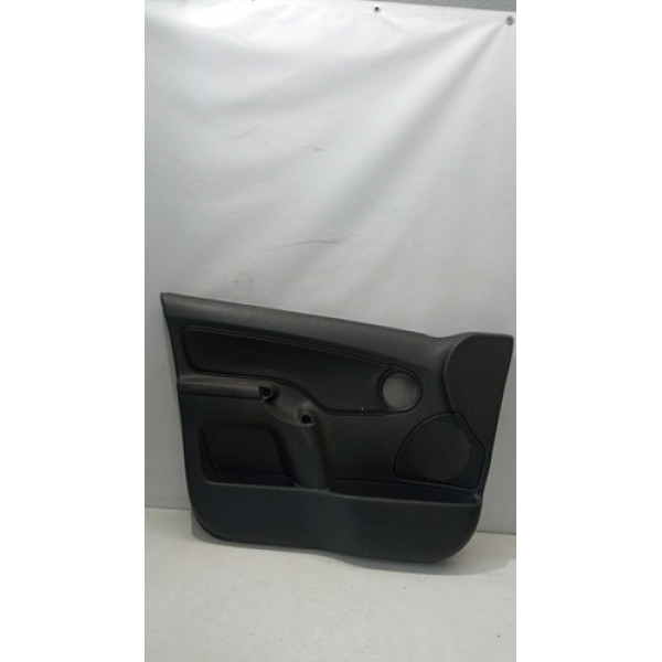 Forro Porta Dianteiro Esquerdo 0312 Citroen C3 2010 A 2011 Preto