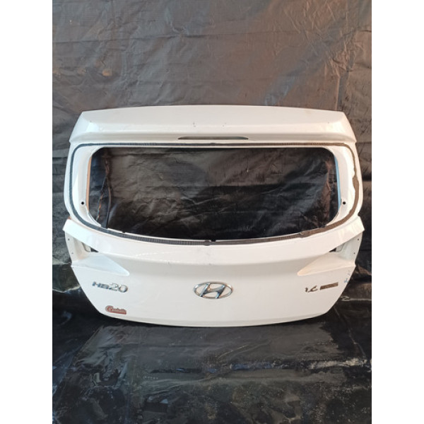 Tampa Traseira Hyundai Hb20 Hatch 2013/19 Original C/avaria Branco