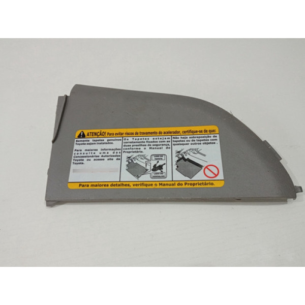 Moldura Acabamento Painel Toyota Corolla 2008 5531802100 Cinza