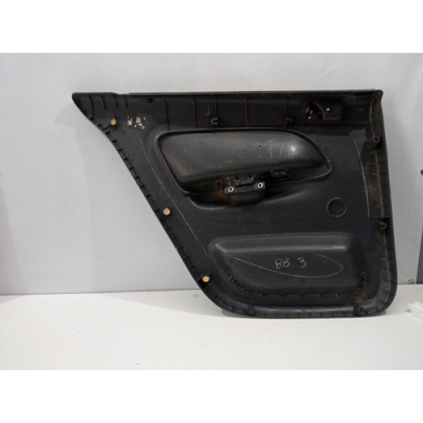 Forro Porta Traseiro G5 Direito Vw Gol 2008 A 2020 Preto