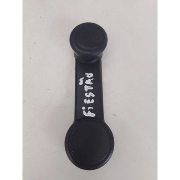 Manivela Vidro Máquina Manual Trasei Ford Fiesta 2010 A 2014 - Preto