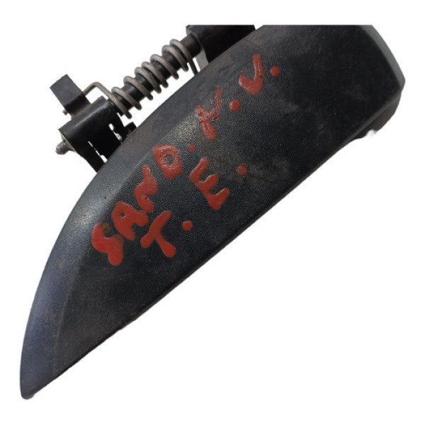 Maçaneta Externa Renault Sandero 2015 Preto Traseira